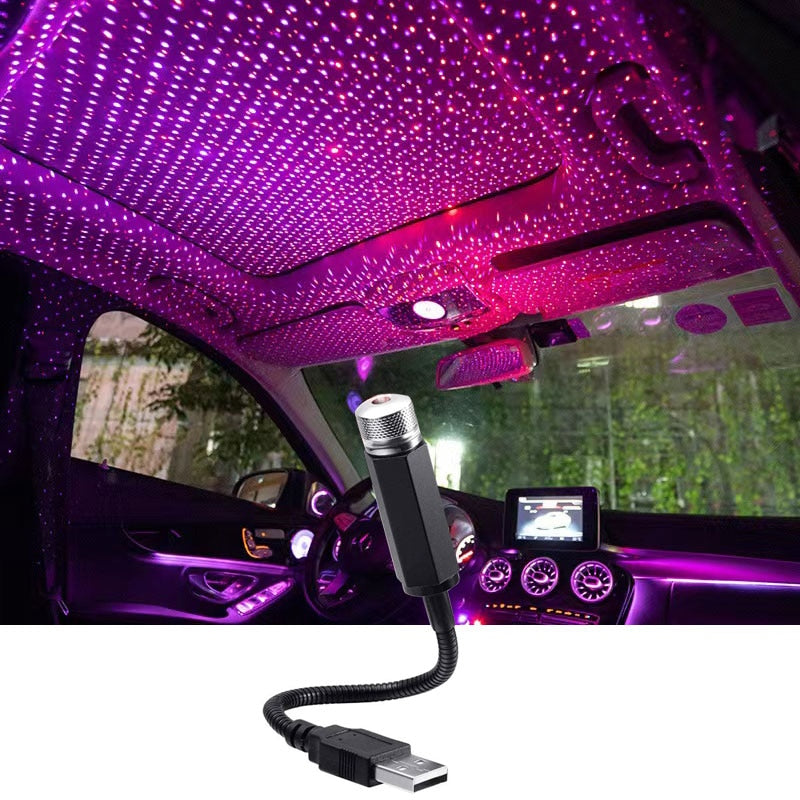 USB LED Car Projektor-Sternenhimmel/Galaxy Lampe